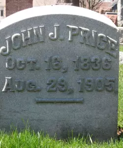 John Joseph Price headstone