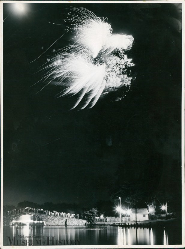 Fourth of July fireworks at Bloomington’s Miller Park