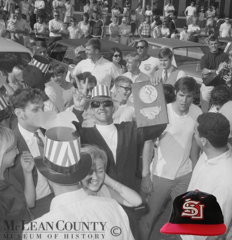 McLean County Museum of History Replica 1969 champions Illinois State Baseball Cap