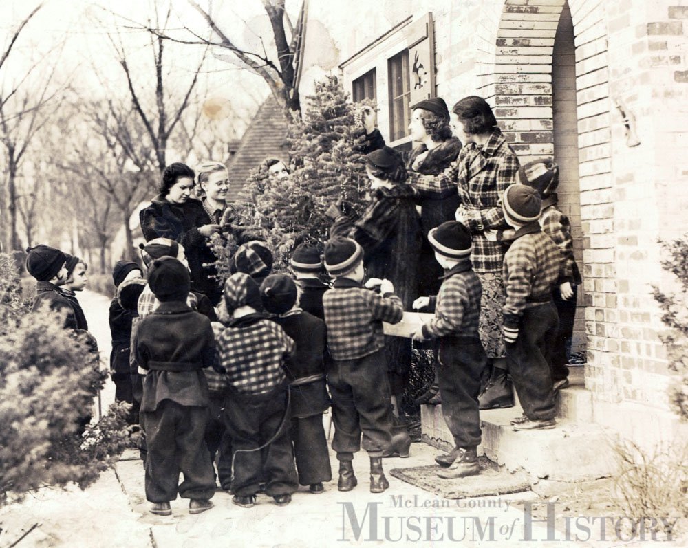 Illinois Soldiers’ and Sailors’ Children’s School children, 1950.