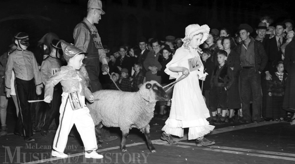 Halloween parade, 1938.