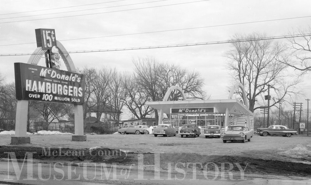 First McDonald's in Normal, 1959.