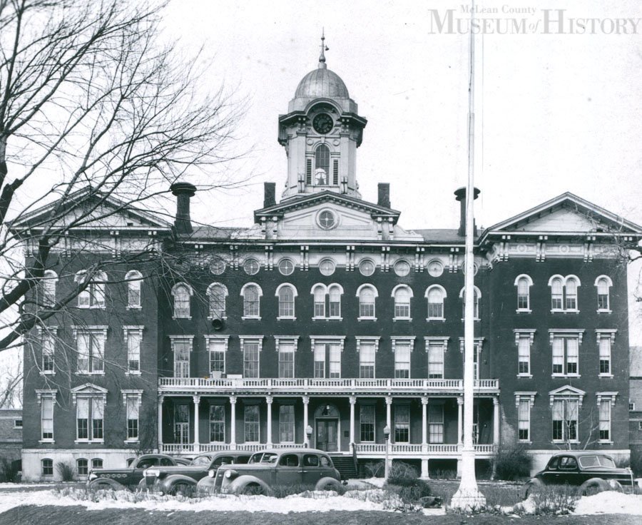 Old Main building, 1958.
