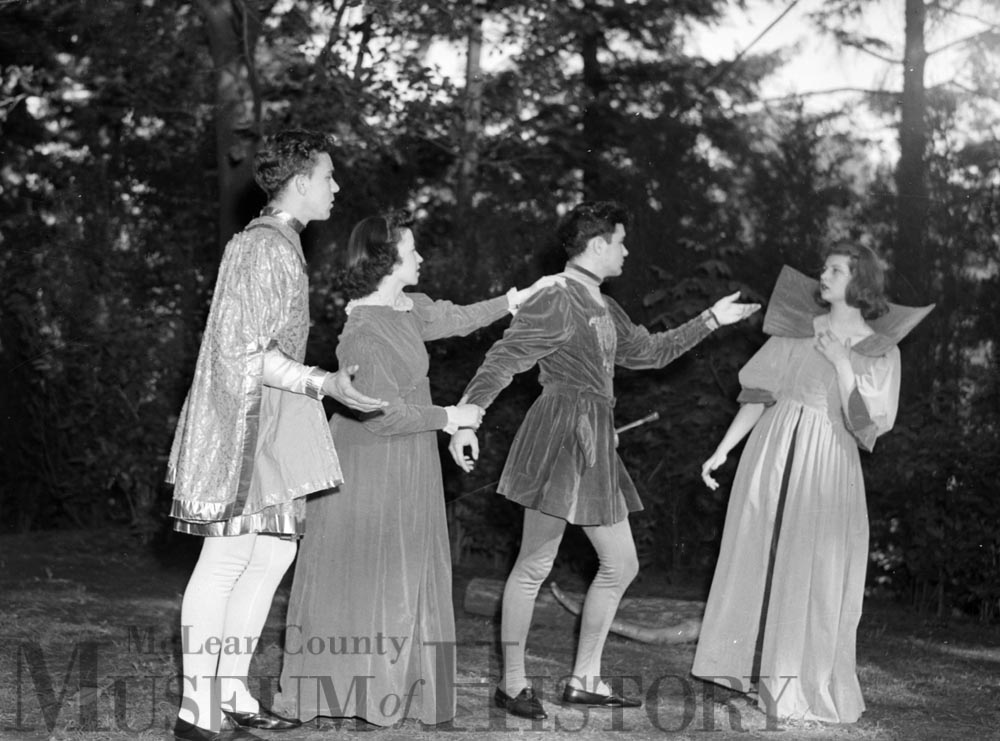 Illinois State Normal University staged Shakespeare’s “A Midsummer Night’s Dream”, 1941.