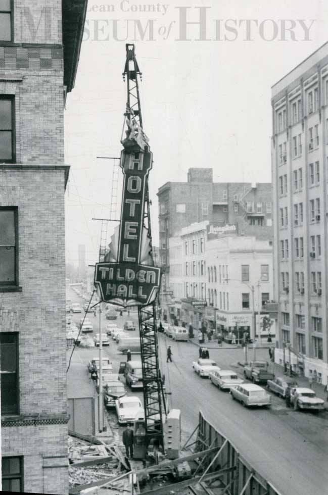 Destruction of Tilden-Hall Hotel, 1962.