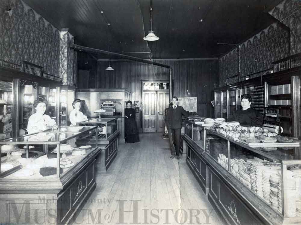 Inside of Wickizer Bakery, undated
